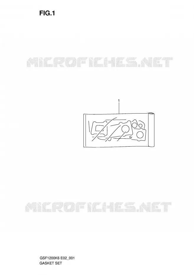 KIT JOINTS Suzuki MOTO 1200 BANDIT-S 2006  GSF1200SK6(E2)