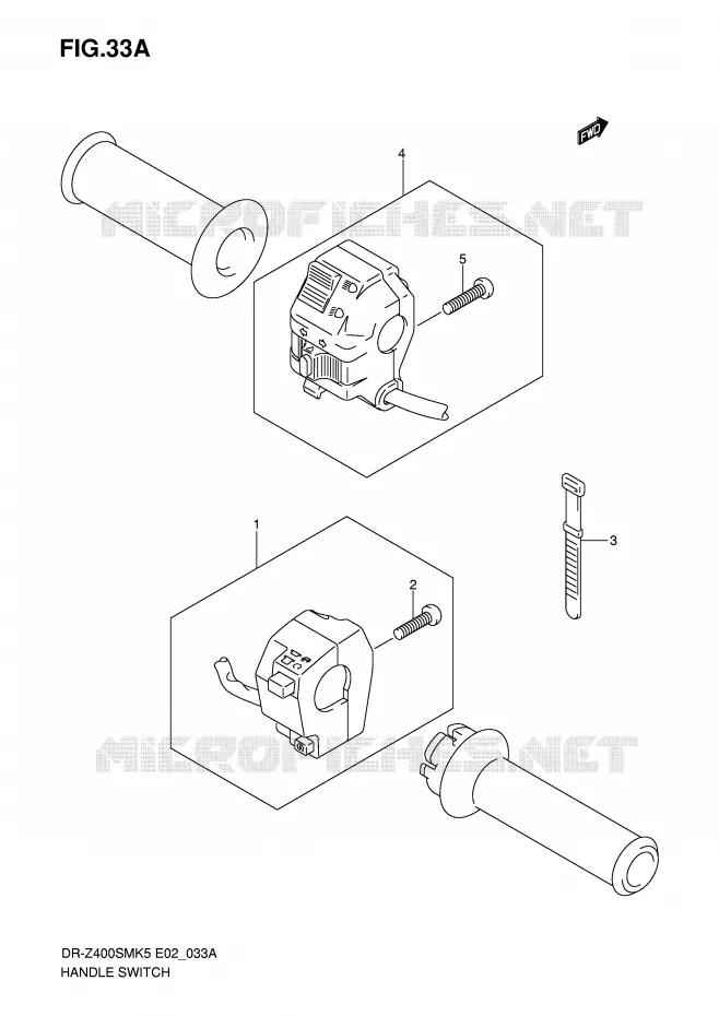 COMMODOS (MODEL K7/K8/K9) Suzuki MOTO 400 DR-Z 2005  DR-Z400SMUK5(E2)