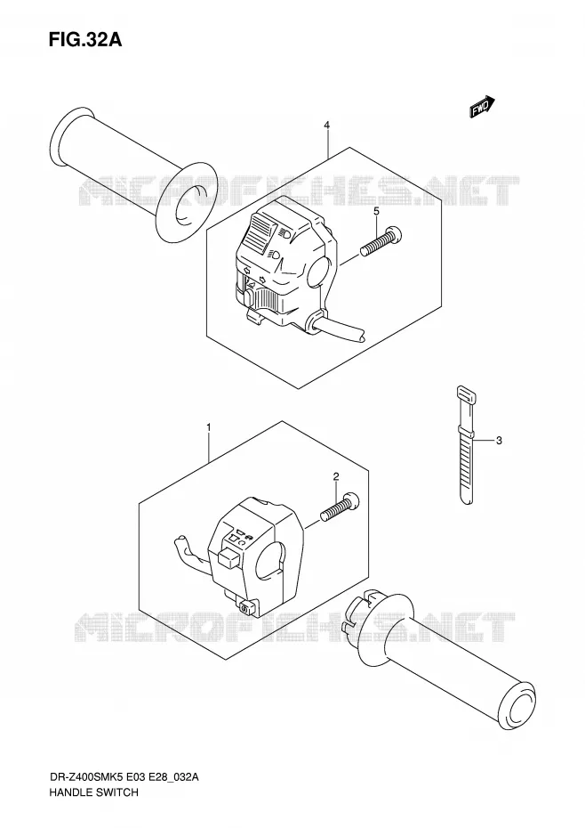 COMMODOS (MODEL K7/K8/K9) Suzuki MOTO 400 DR-Z 2008  DR-Z400SMK8(E3/E28)
