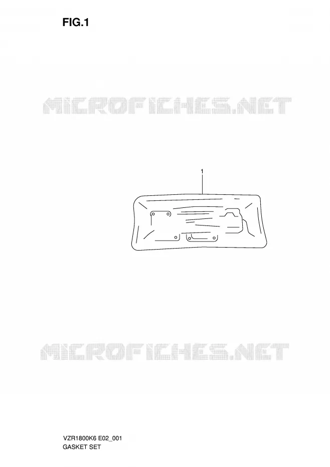 KIT JOINTS Suzuki MOTO 1800 INTRUDER 2007  VZR1800ZU2K7(E2)
