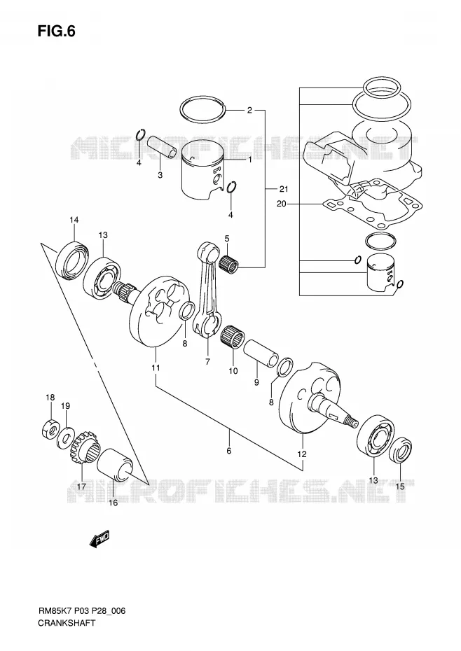 VILEBREQUIN Suzuki MOTO 85 RM 2007  RM85LK7(P3/P28)