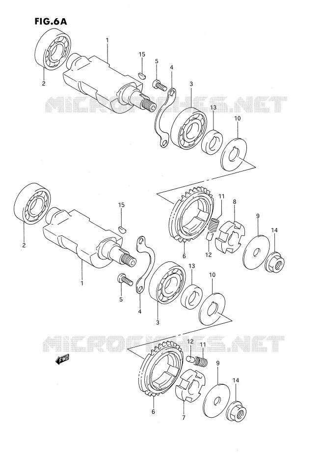 BALANCIER (MODELE P/R) Suzuki MOTO 650 DR 1993  DR650RUP(E4)