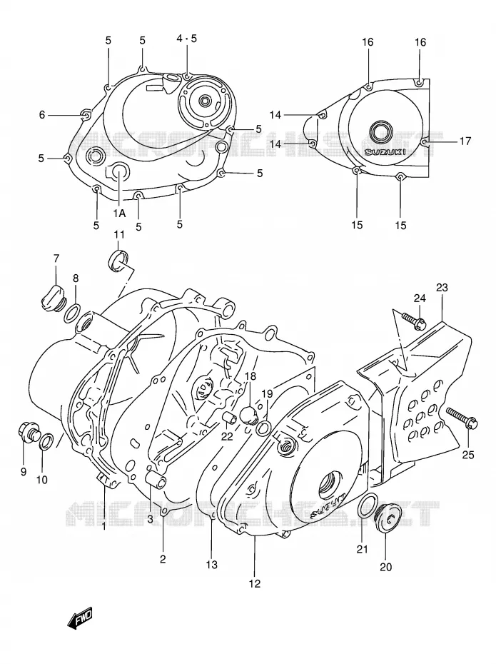 CARTER Suzuki MOTO 125 DR 2000  DR125SEY(E4)