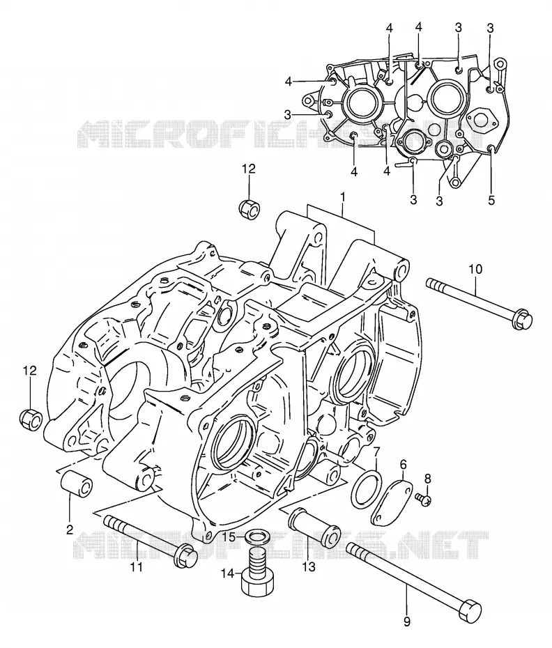CARTER Suzuki MOTO 80 DS 2000  DS80Y(E24)