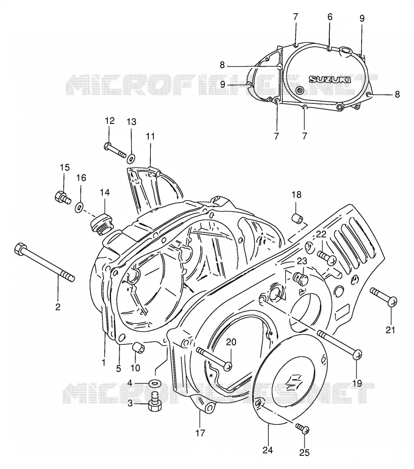 CARTER Suzuki SCOOTER 50 FM 1987  FM50AH(E20)