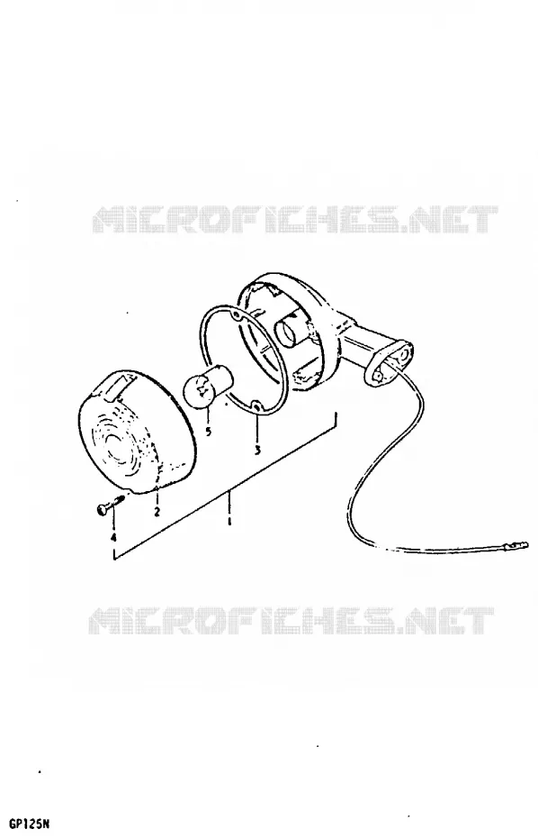 CLIGNOTANTS (E42) Suzuki MOTO 125 GP 1992  GP125UN(C/N)