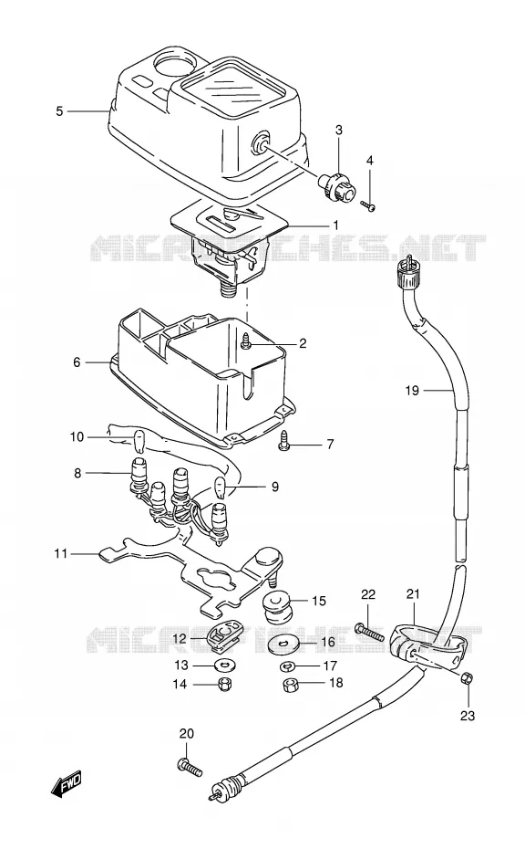 COMPTEUR Suzuki MOTO 125 DR 2000  DR125SEUY(E4)