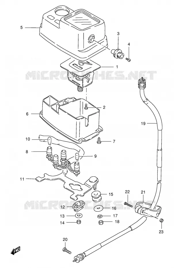 COMPTEUR Suzuki MOTO 200 DR 1995  DR200SES(E24)
