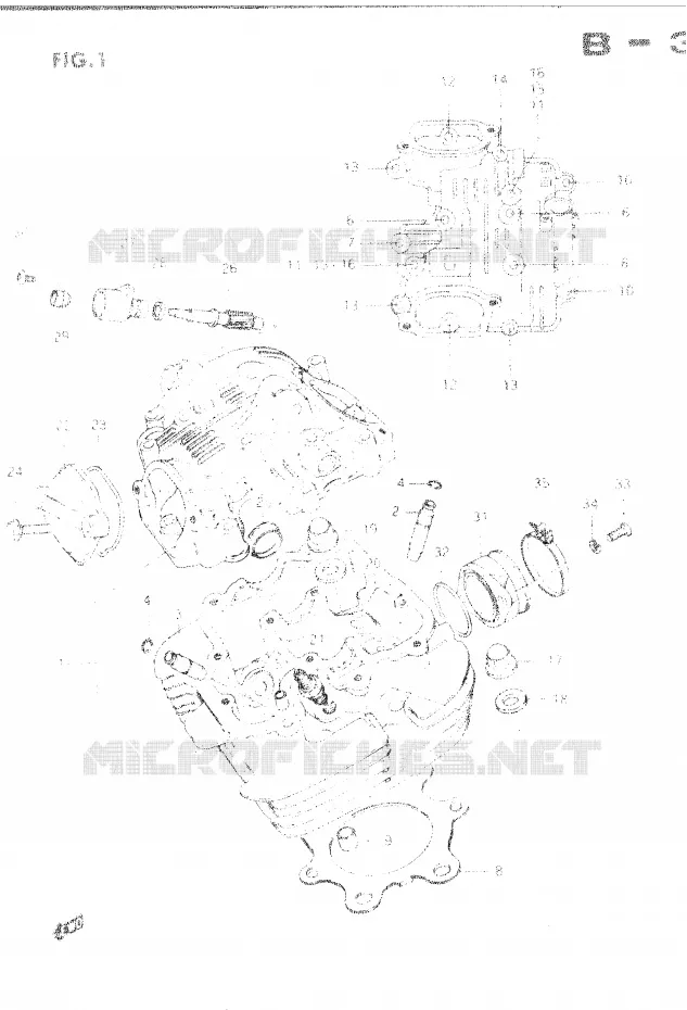 CULASSE Suzuki MOTO 250 DR 1983  DR250SD(E1)