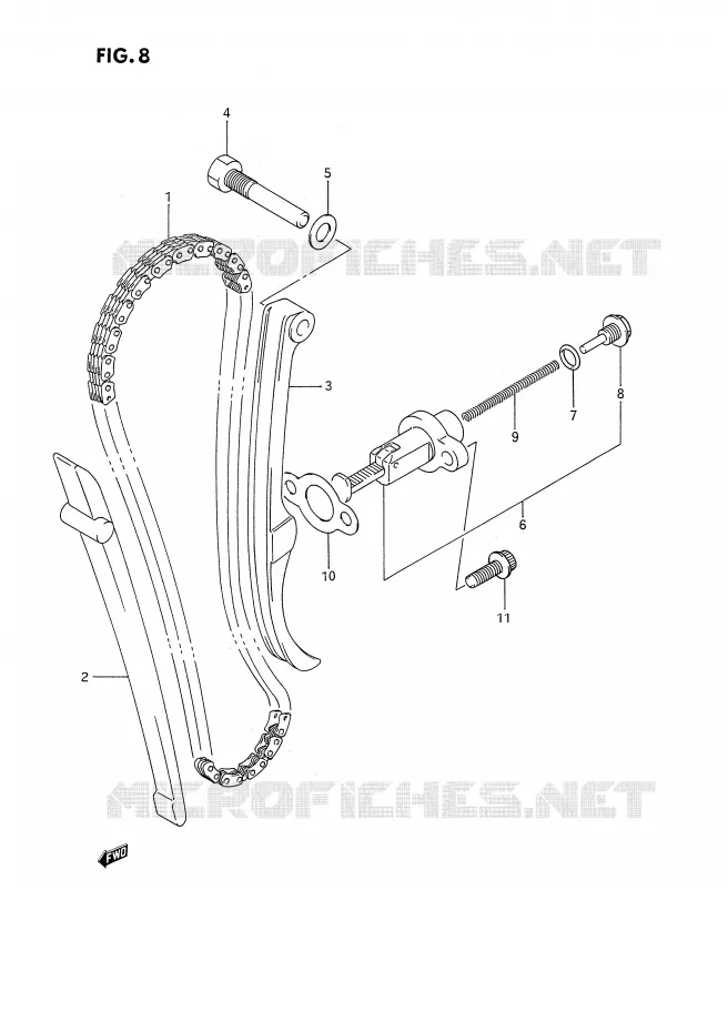 DISTRIBUTION Suzuki MOTO 350 DR 1993  DR350SUP(E2)