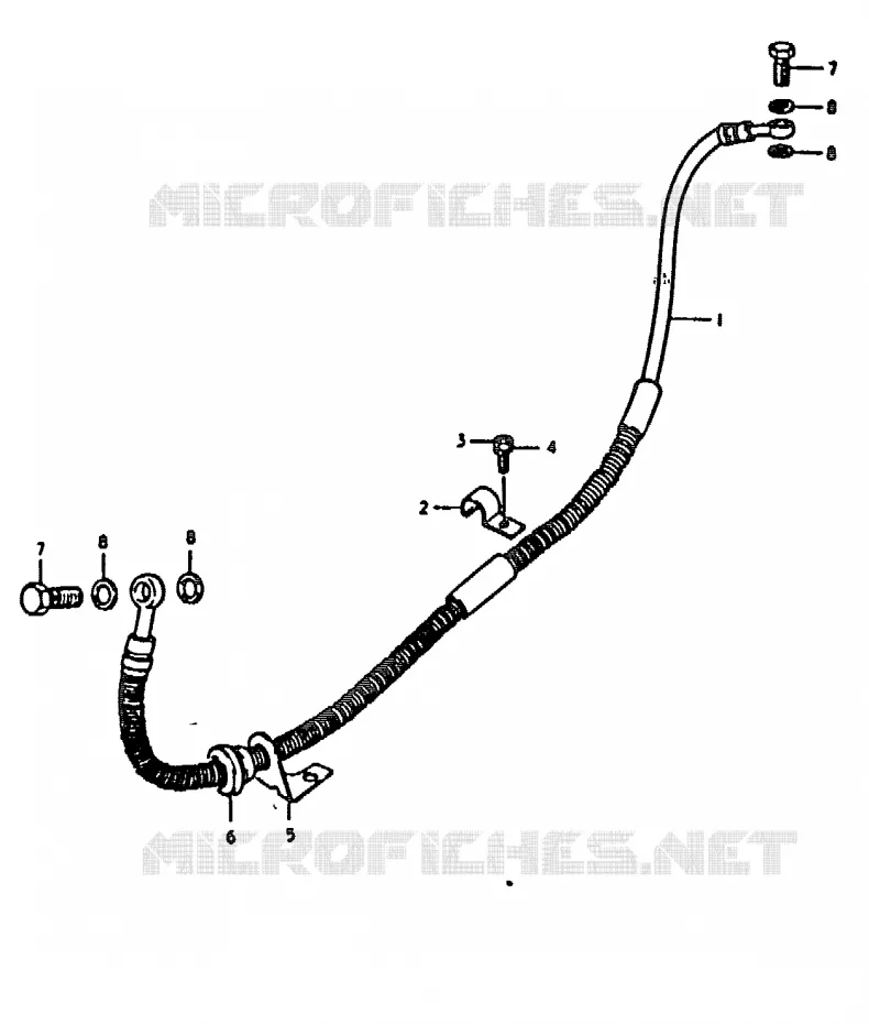 DURITE DE FREIN ARRIERE Suzuki MOTO 1000 GS 1978  GS1000EC(C/N)