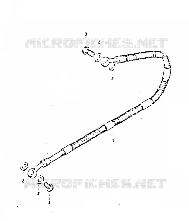 DURITE DE FREIN ARRIERE Suzuki MOTO 650 GS 1983  GS650GTD