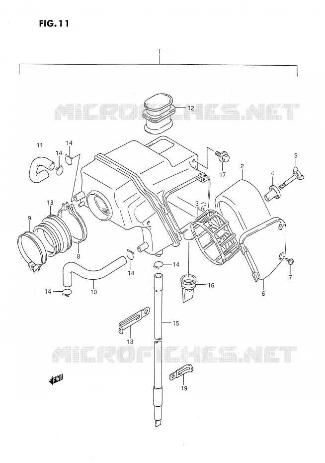 FILTRE A AIR Suzuki MOTO 650 DR 1992  DR650RUN(E4)