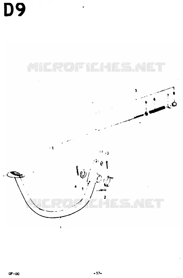 FREIN ARRIERE Suzuki MOTO 100 GP 1992  GP100UN(C/N)