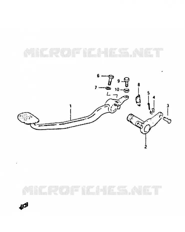FREIN ARRIERE Suzuki MOTO 650 GS 1983  GS650GTD