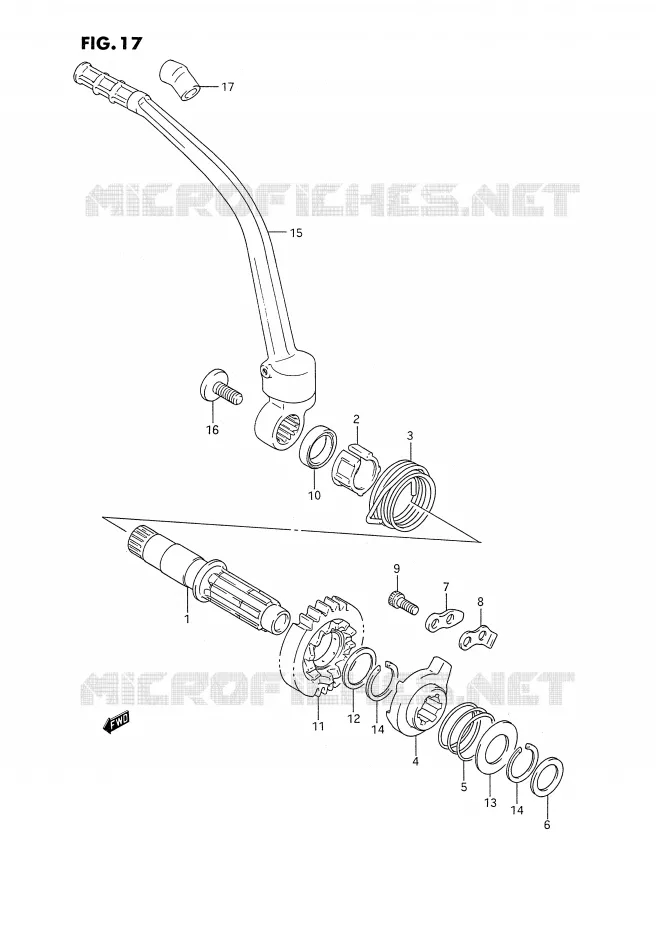 KICK Suzuki MOTO 350 DR 1990  DR350SL(E2)