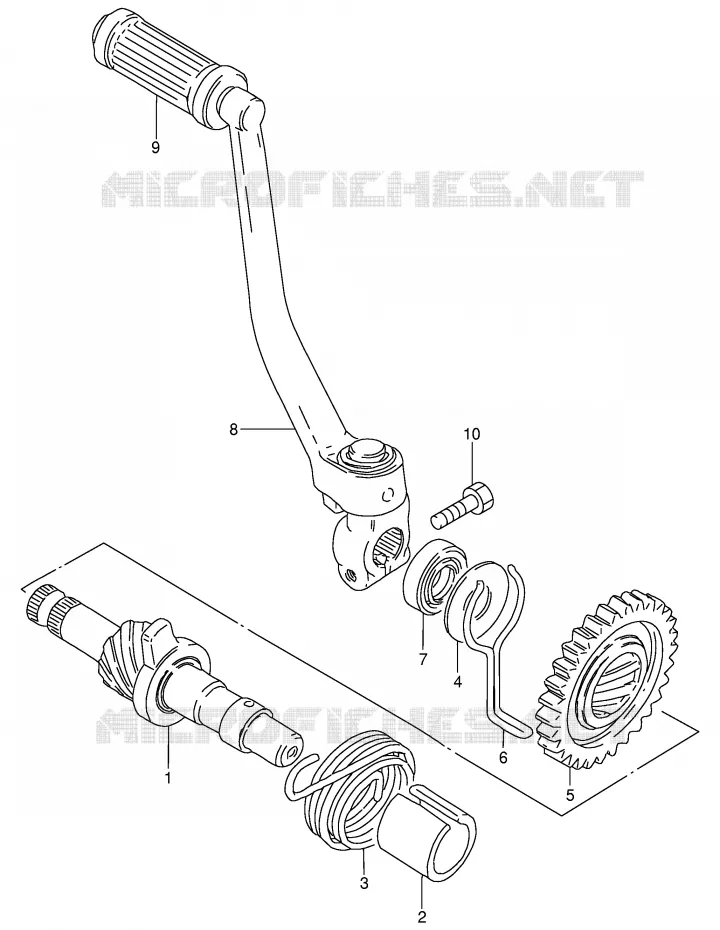KICK Suzuki MOTO 80 DS 2000  DS80Y(E3/E28)