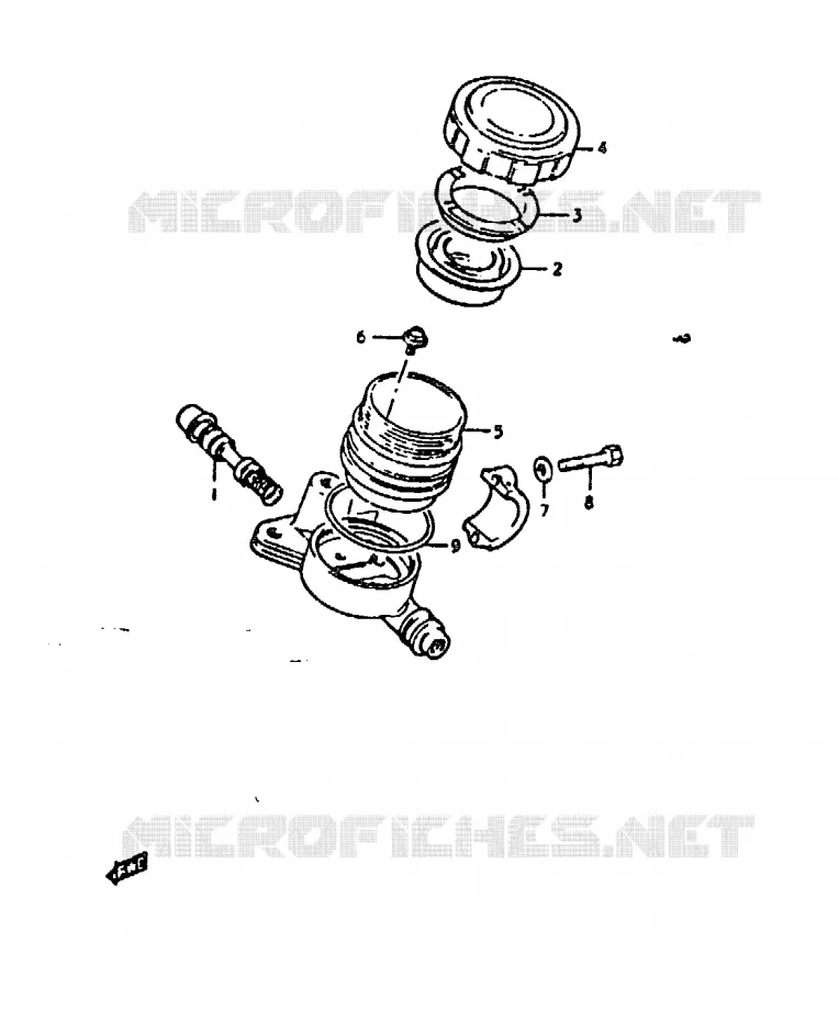 MAITRE CYLINDRE AVANT Suzuki MOTO 1000 GS 1979  GS1000HN(C/N)
