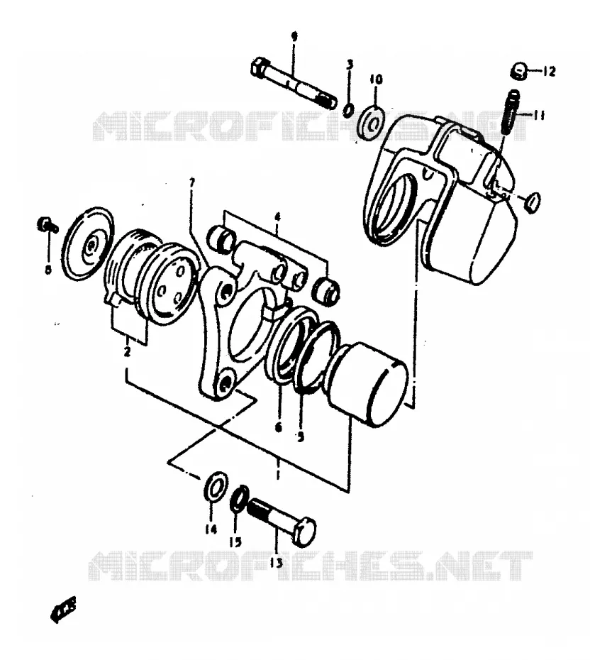 PIECES MARCHES SPECIAUX (E2) Suzuki MOTO 400 GS 1978  GS400C(C/N)