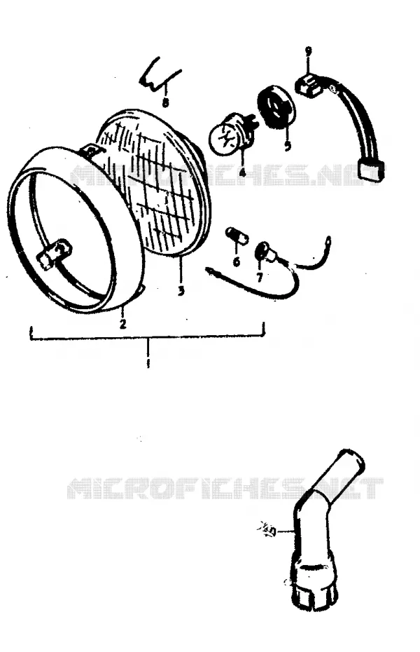 PIECES MARCHES SPECIAUX (E21) Suzuki MOTO 400 GS 1978  GS400C(C/N)