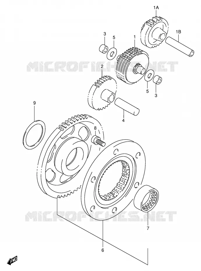 ROUE LIBRE DE DEMARREUR Suzuki MOTO 650 DR 1999  DR650SEUX(E4)