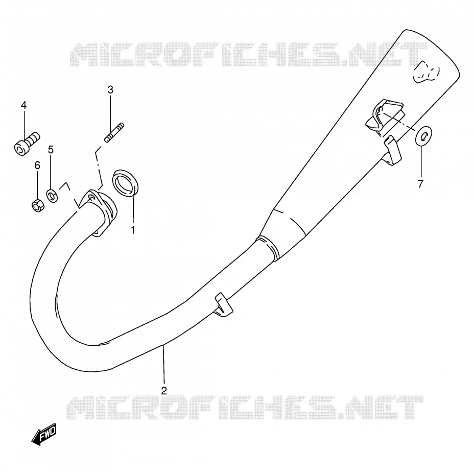 SILENCIEUX Suzuki MOTO 125 GN 1982  GN125Z(E1)