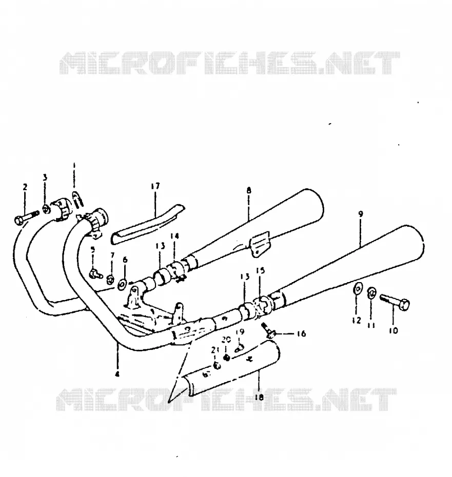 SILENCIEUX Suzuki MOTO 250 GS 1996  GS250TT(T/X)