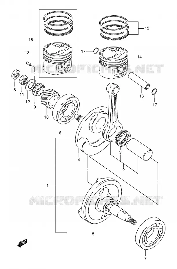 VILEBREQUIN Suzuki MOTO 125 DR 1999  DR125SEUX(E4)