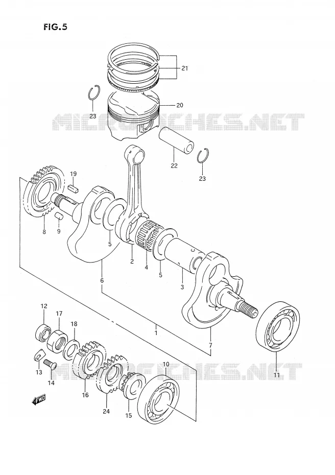 VILEBREQUIN Suzuki MOTO 350 DR 1993  DR350SP/SHP(E2)