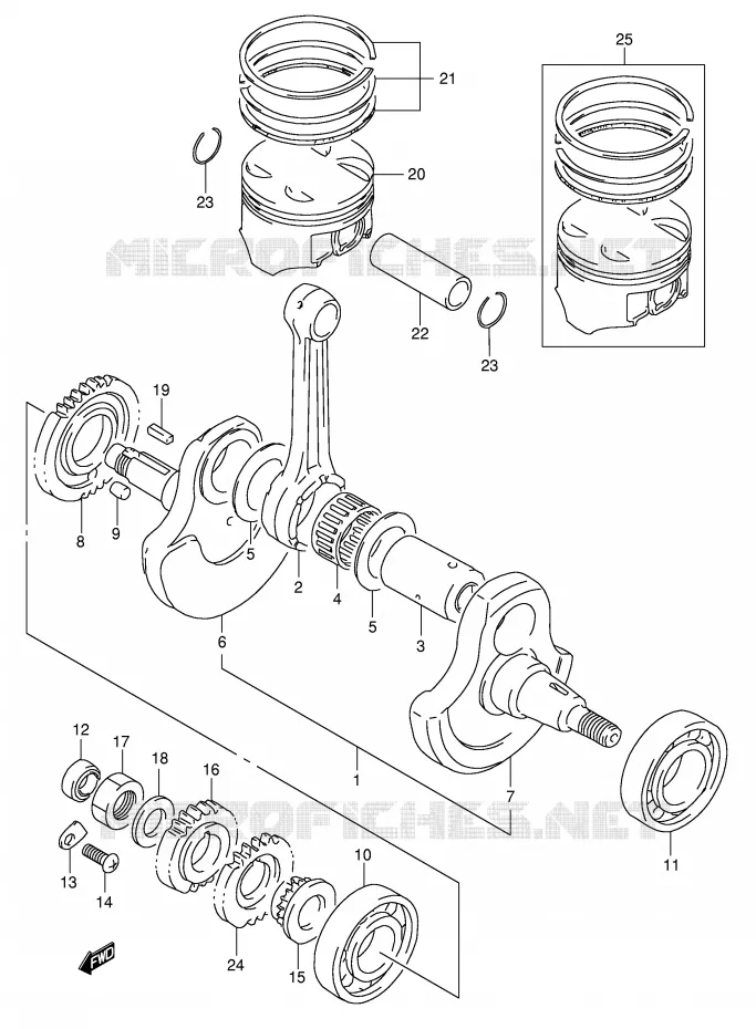 VILEBREQUIN Suzuki MOTO 350 DR 1995  DR350S(E1)