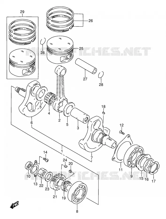 VILEBREQUIN Suzuki MOTO 650 DR 1994  DR650REUR(E2)