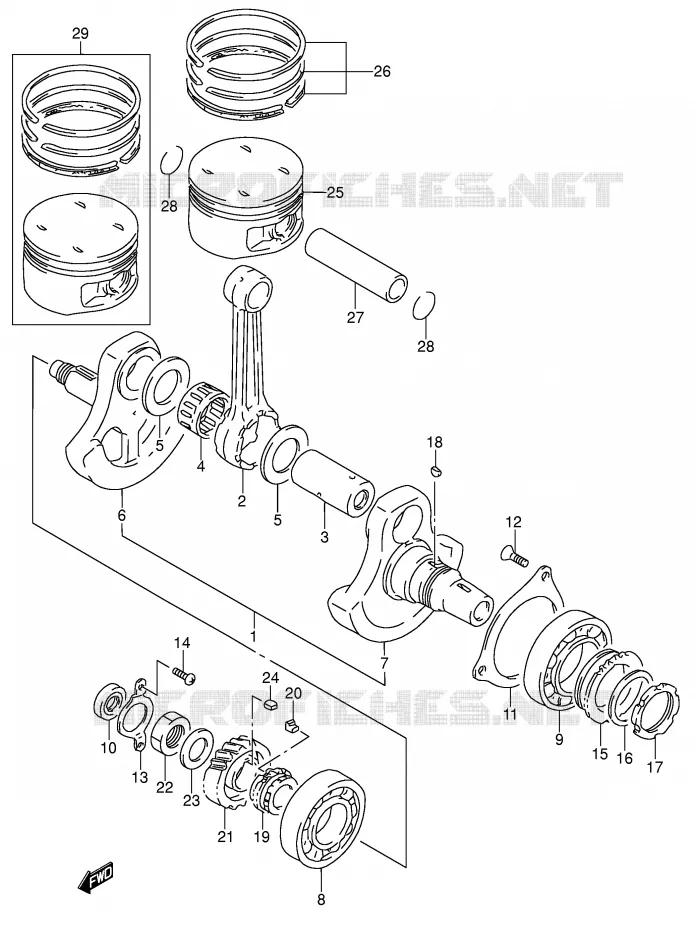 VILEBREQUIN Suzuki MOTO 650 DR 1995  DR650RSES(E4)