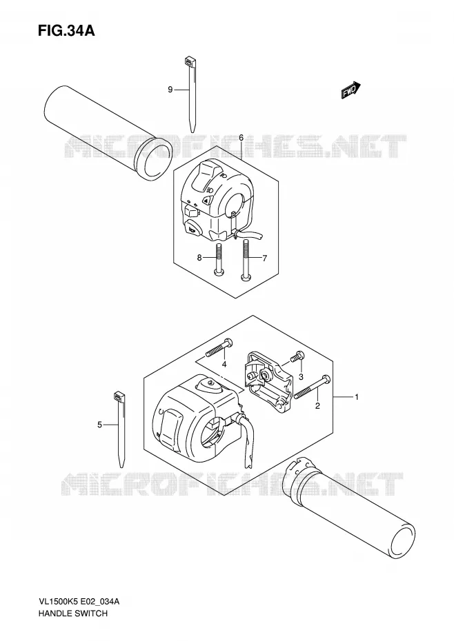 COMMODOS (MODEL K7/K8/K9) Suzuki MOTO 1500 INTRUDER 2009  VL1500K9(E2)