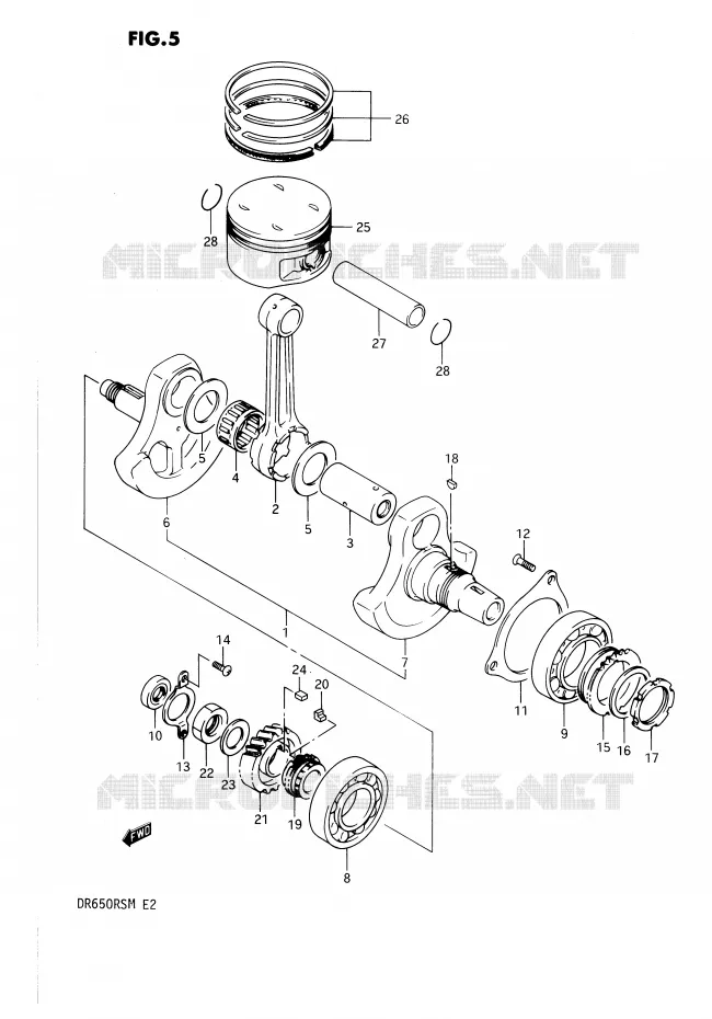 VILEBREQUIN Suzuki MOTO 650 DR 1991  DR650RSM(E2)