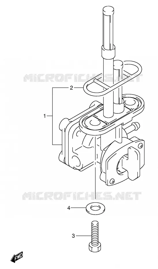 ROBINET D'ESSENCE Suzuki MOTO 125 INTRUDER 2006  VL125K6(E2)