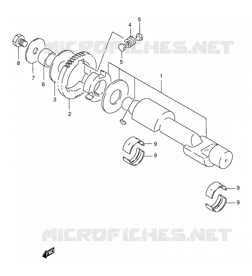 BALANCIER D'EQUILIBRAGE Suzuki MOTO 500 GS-E 1999  GS500EX(E2)