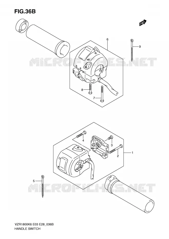 COMMODOS (VZR1800ZK9/ZL0) Suzuki MOTO 1800 INTRUDER 2009  VZR1800K9(E3/E28)