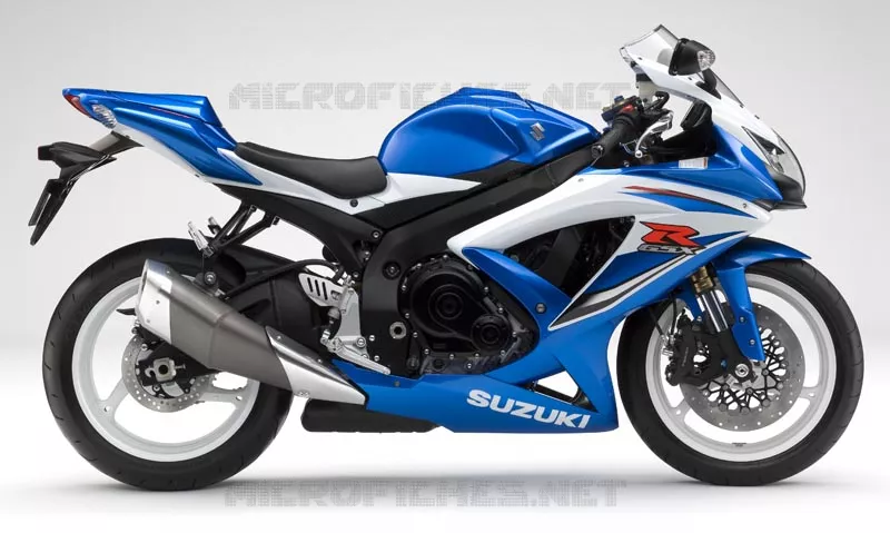* PHOTOGRAPHIE DE COULEUR GSX-R600K9 * Suzuki MOTO 600 GSX-R 2009  GSX-R600K9(E2)