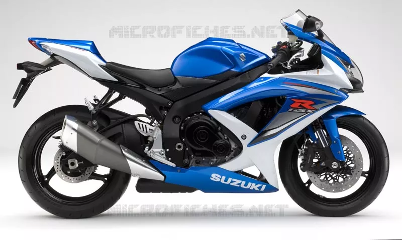 * PHOTOGRAPHIE DE COULEUR GSX-R750K9 * Suzuki MOTO 750 GSX-R 2009  GSX-R750UFK9(E2)