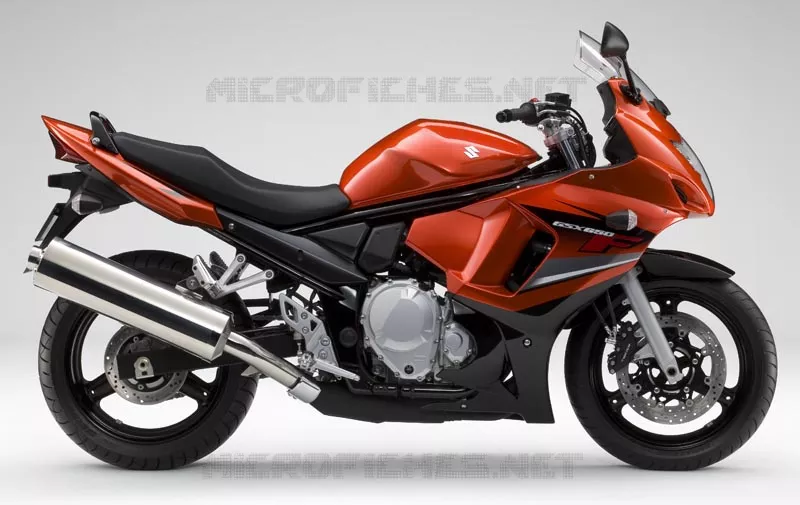 * PHOTOGRAPHIE DE COULEUR GSX650FK9 * Suzuki MOTO 650 GSX-F 2010  GSX650FUAL0(E2)