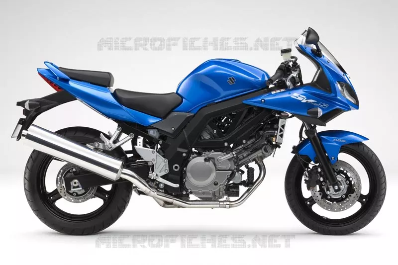 * PHOTOGRAPHIE DE COULEUR SV650SAK9 * Suzuki MOTO 650 SV 2009  SV650SAK9(E2)