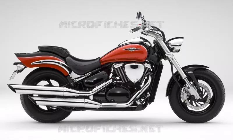 * PHOTOGRAPHIE DE COULEUR VZ800ZK9 * Suzuki MOTO 800 MARAUDER 2009  VZ800ZUK9(E2)