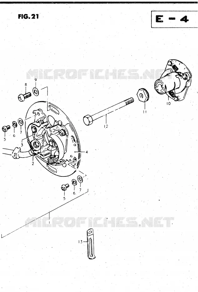 ALLUMAGE (MODELE T) Suzuki MOTO 450 GS-L 1996  GS450LT(E2)