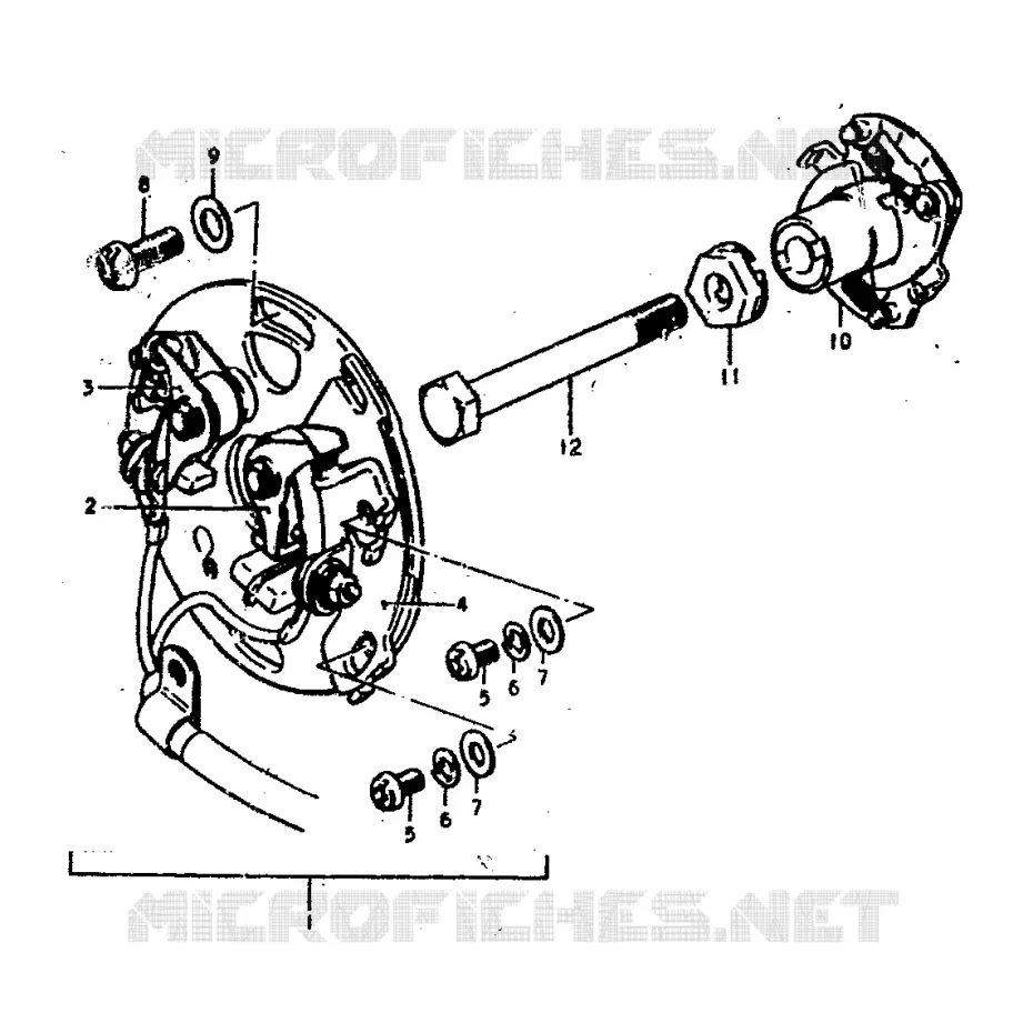 ALLUMAGE Suzuki MOTO 400 GS 1978  GS400C(C/N)
