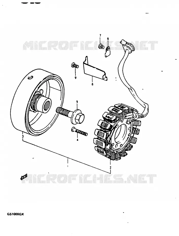 ALTERNATEUR Suzuki MOTO 1000 GS 1981  GS1000GX(X/T)
