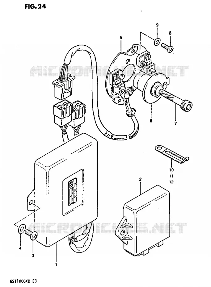 ALTERNATEUR Suzuki MOTO 1100 GS-G 1982  GS1100GK2(Z/2/D)