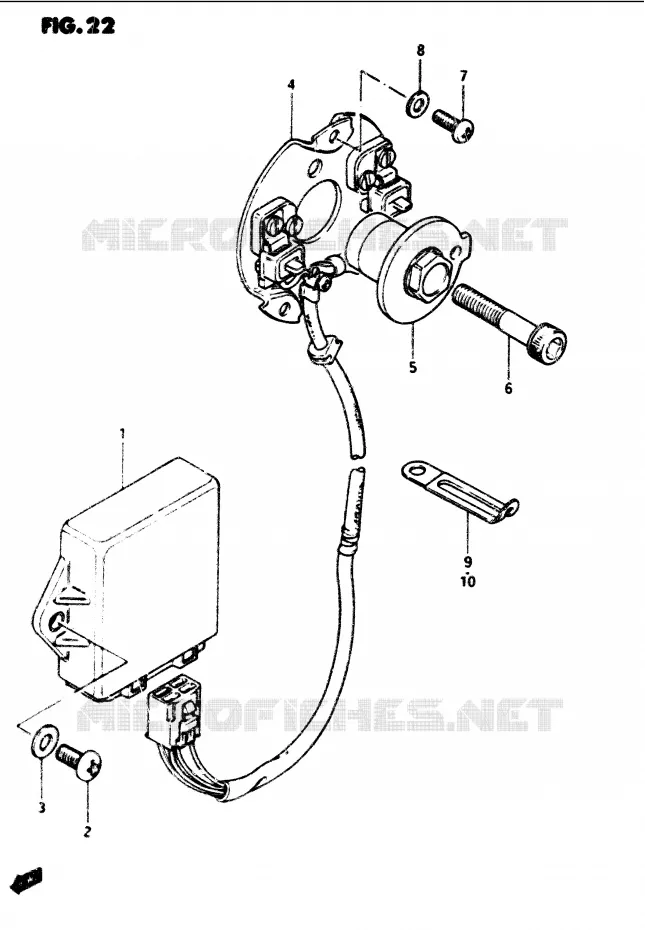 ALTERNATEUR Suzuki MOTO 1100 GS-G 1984  GS1100GE(E/F/G)