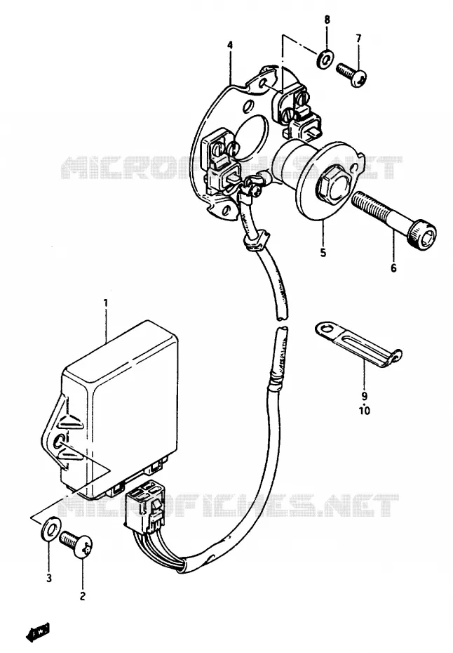 ALTERNATEUR Suzuki MOTO 1150 GS 1986  GS1150EFG(E/F/G)