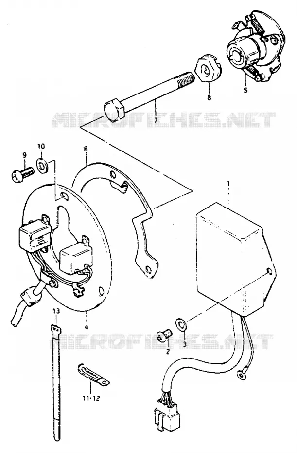 ALTERNATEUR Suzuki MOTO 550 GS 1981  GS550LX