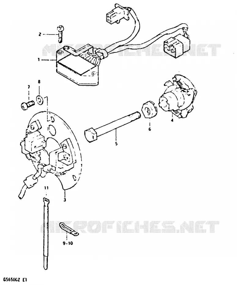 ALTERNATEUR Suzuki MOTO 650 GS 1999  GS650GX(X/Z)